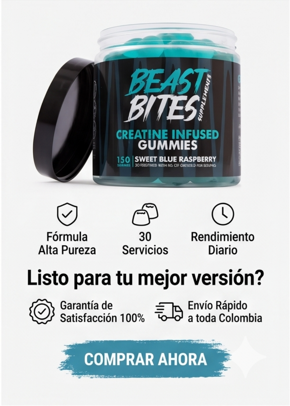 Beast Bite | Más fuerza. Sin polvos. Sin excusas